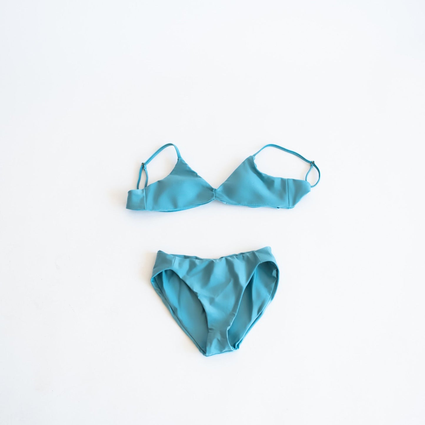 Medium Waist Bottom Aqua Shimmer