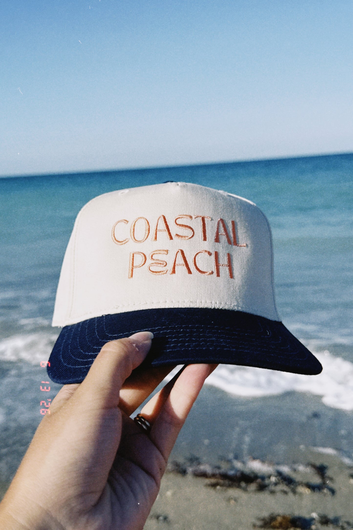 Coastal Peach Hat